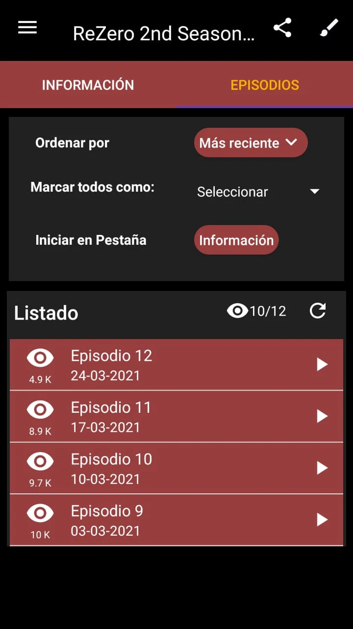 Limitado Legión Anime screenshot