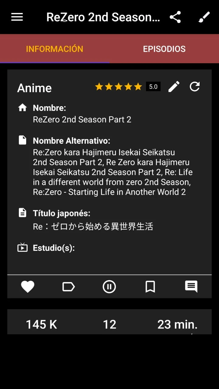 Limitado Legión Anime screenshot